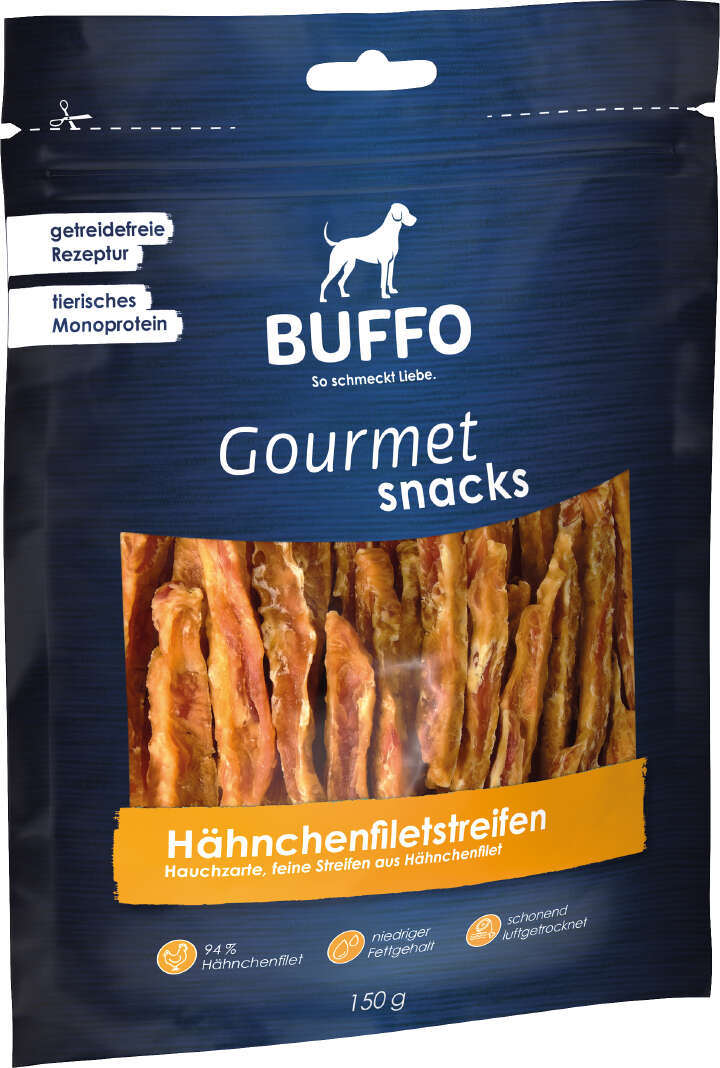 BUFFO Gourmet Snacks Hähnchenfiletstreifen